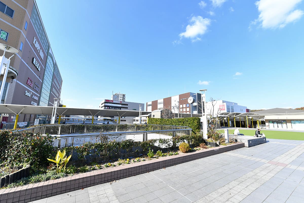 三田市街地の様子