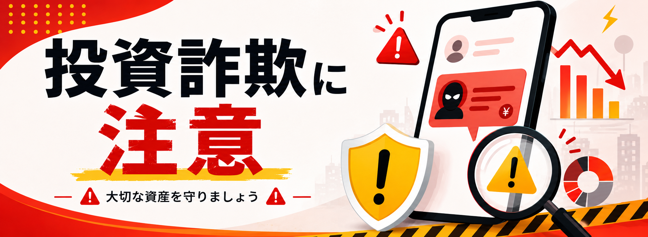 投資詐欺に注意