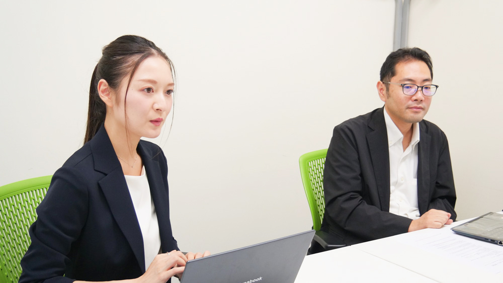 さんぎょうい 太田様（左）八坂様（右）