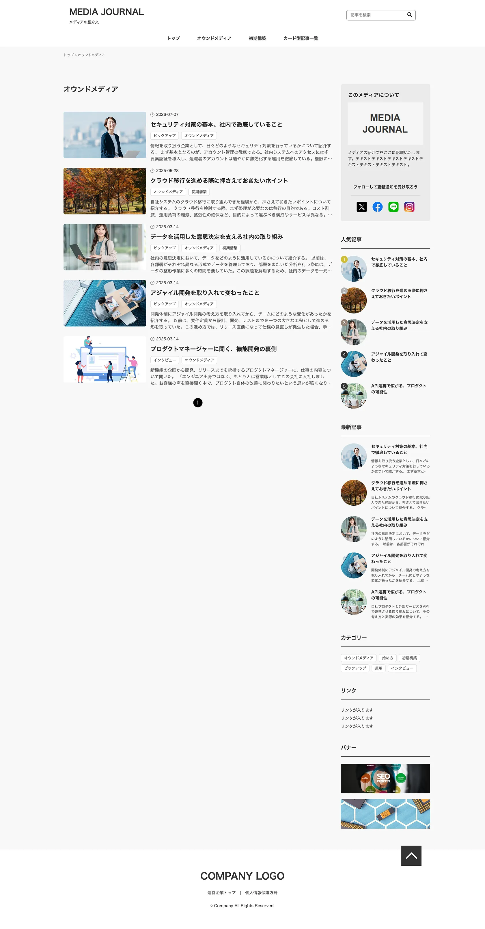 記事一覧(リスト型)