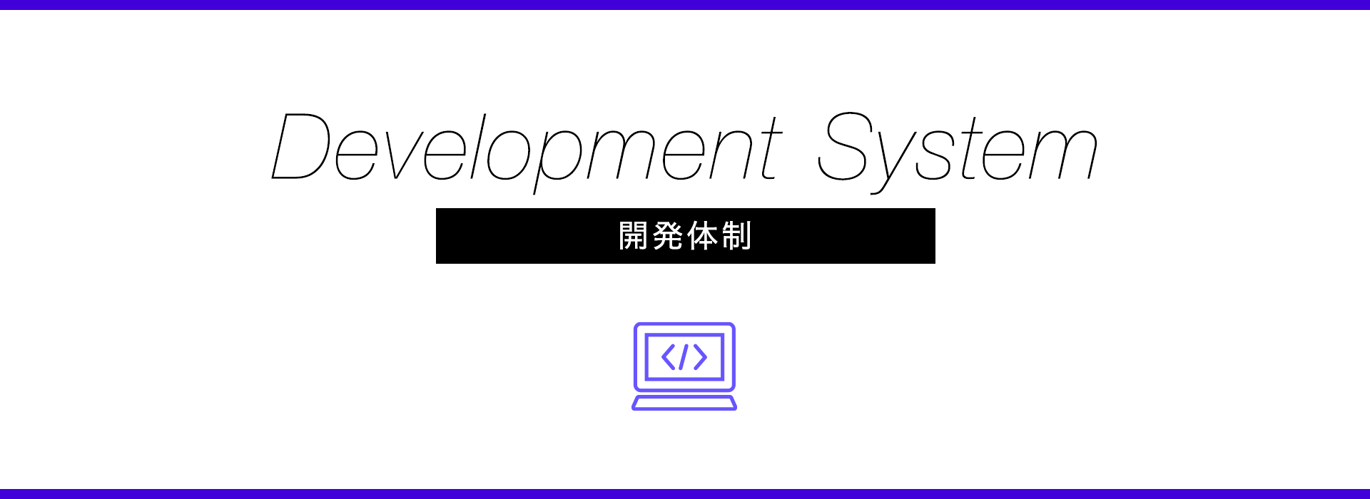 Development System 開発フロー