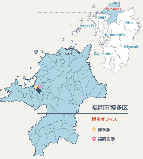 福岡市地図