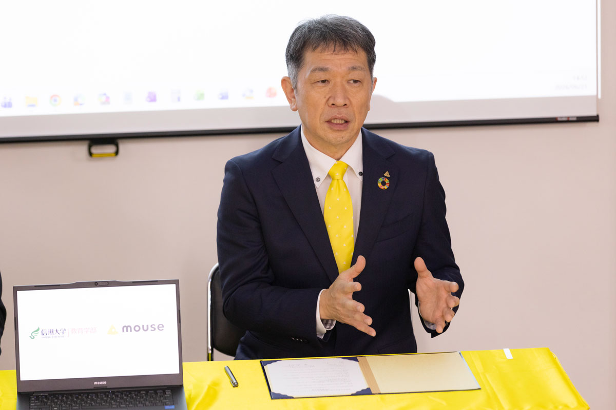マウスコンピューター社長の軣秀樹
