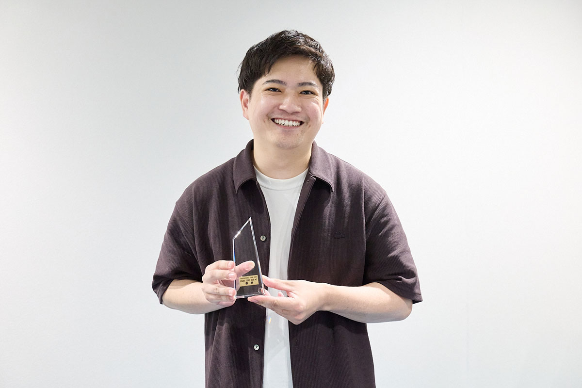 優勝したKEISUKE選手