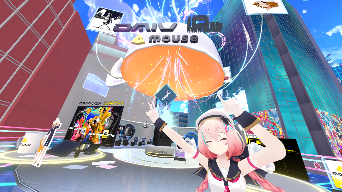 マウスブースとVketちゃん