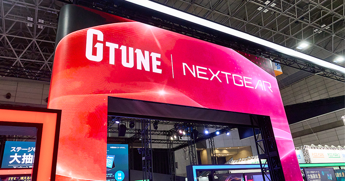 TGS2026のマウスコンピューターブースを歩く 水冷GPU、NEXTGEAR初のIntelモデル、新G TUNEノートまで一挙チェック！