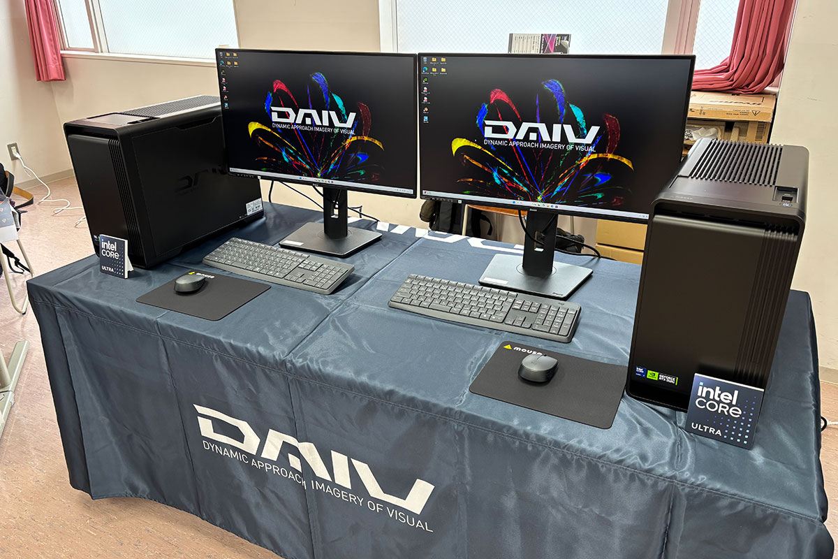 お客さんがいない時のマウスブース