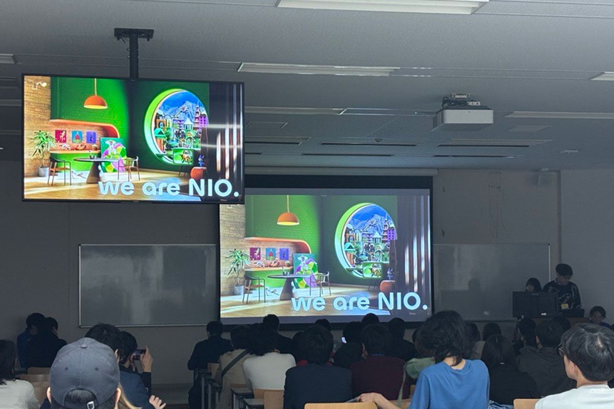 NIOの講演の様子
