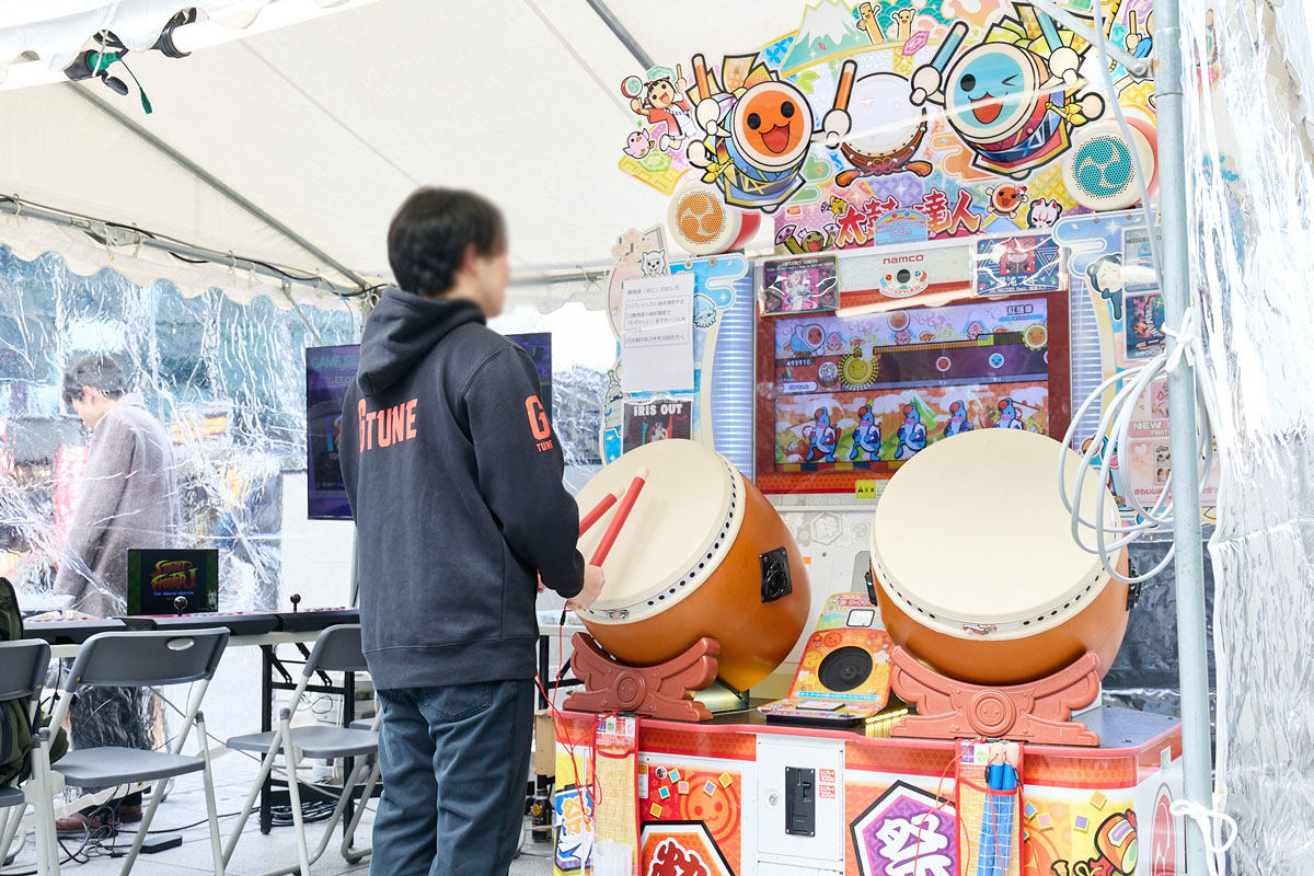 太鼓の達人の様子