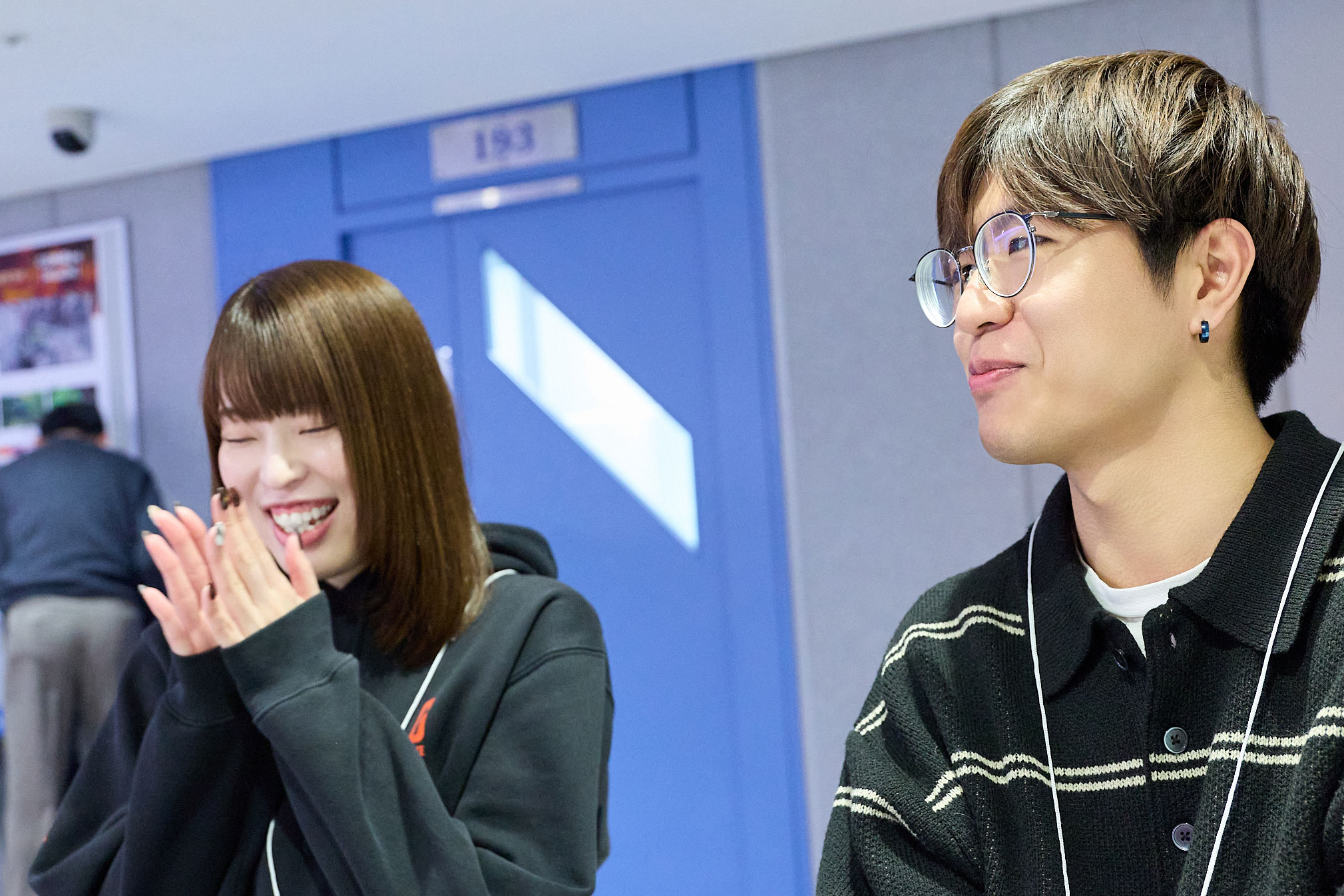 インタビューに答える水野さん