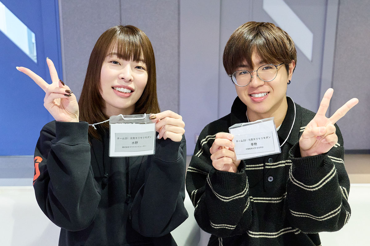 インタビュー後の集合写真