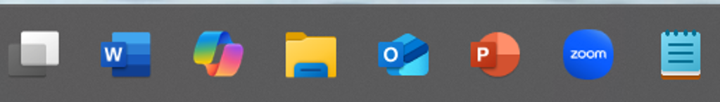 アイコンが新しい位置に固定される